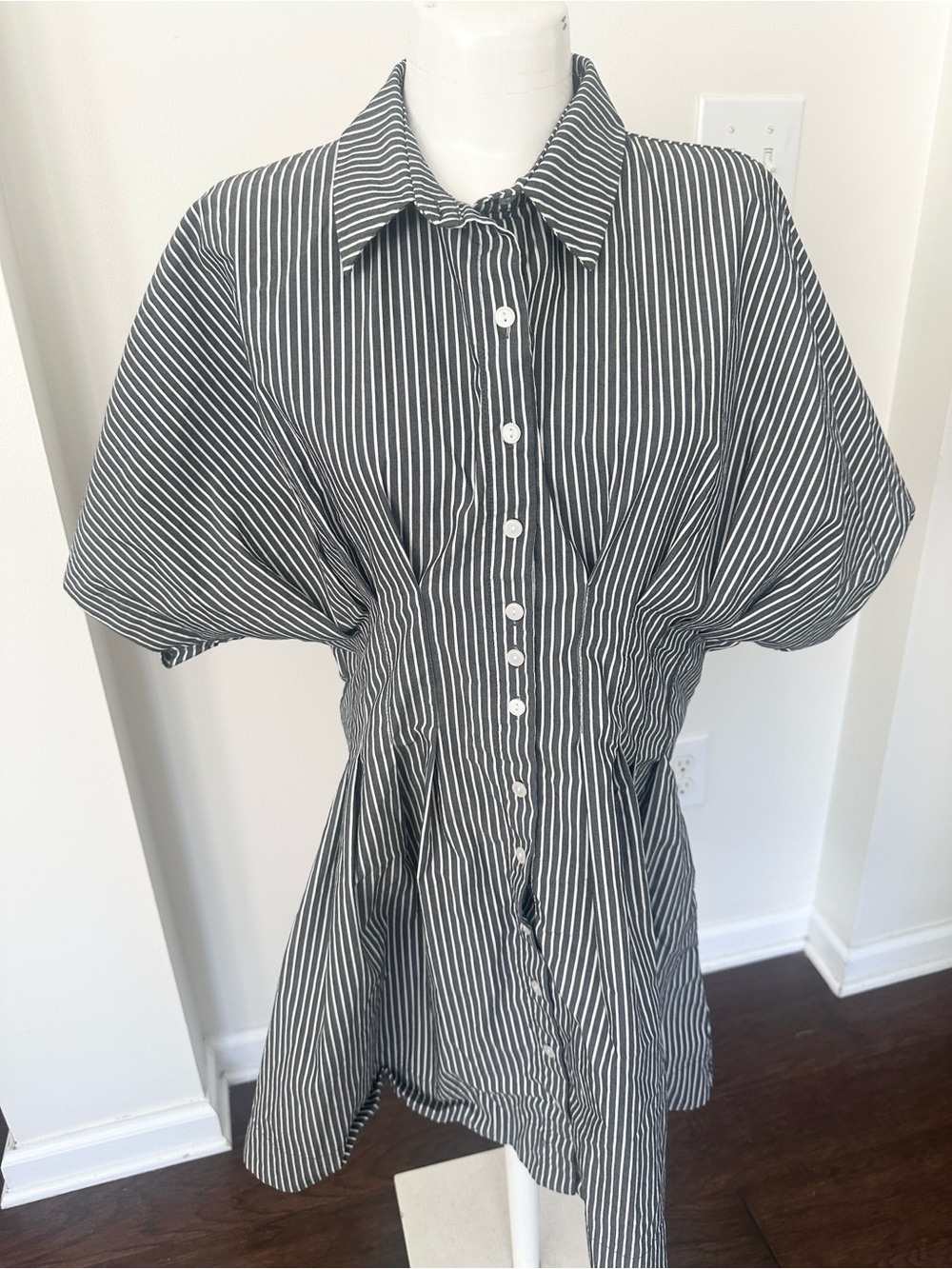 Anthropologie The Tobie Mini Shirt Dress by Exquise L - Picture 2 of 7